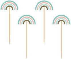 PRIKKERS REGENBOOG 8 STUKS ()